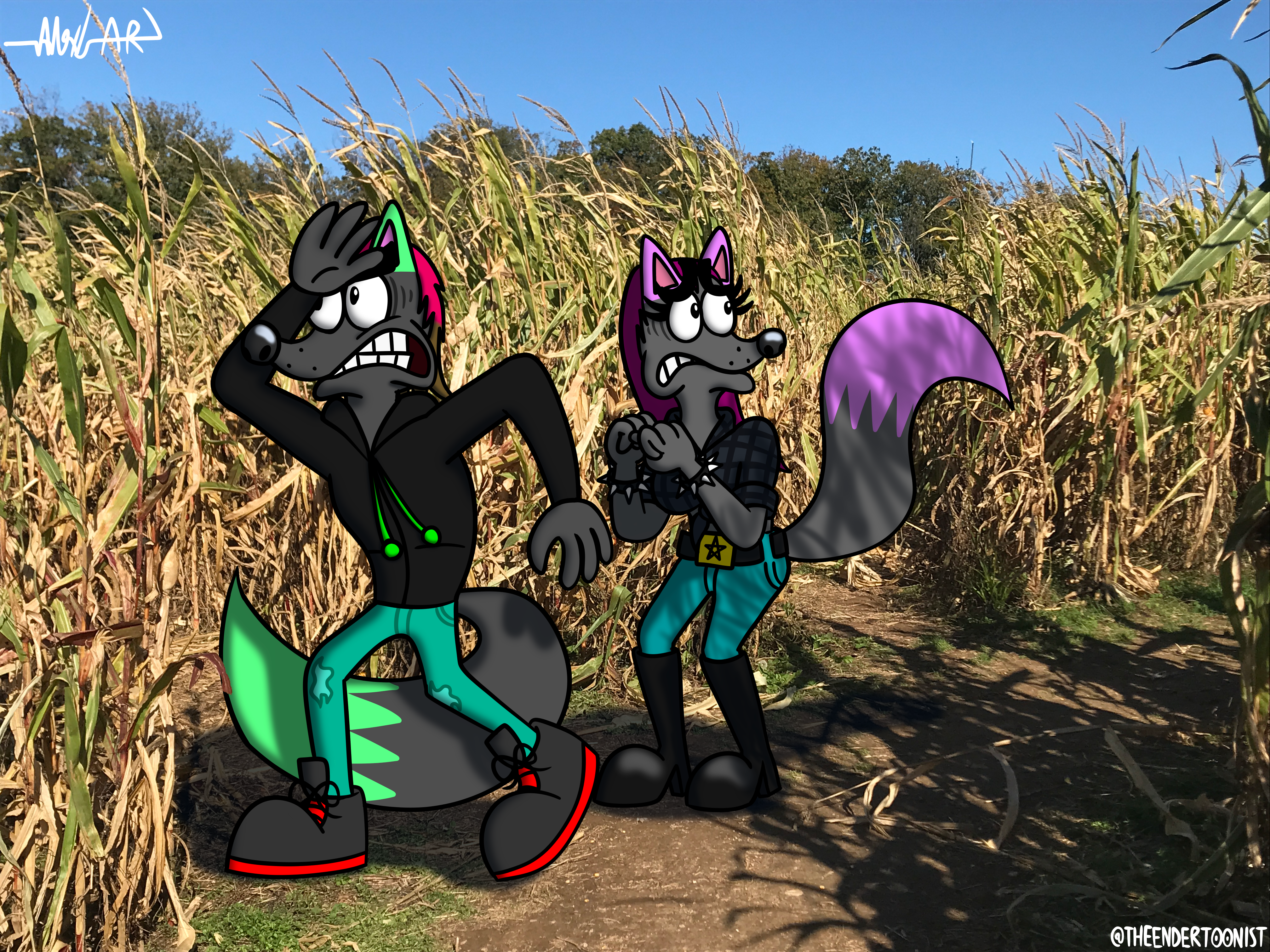 Stuck In The Corn Maze