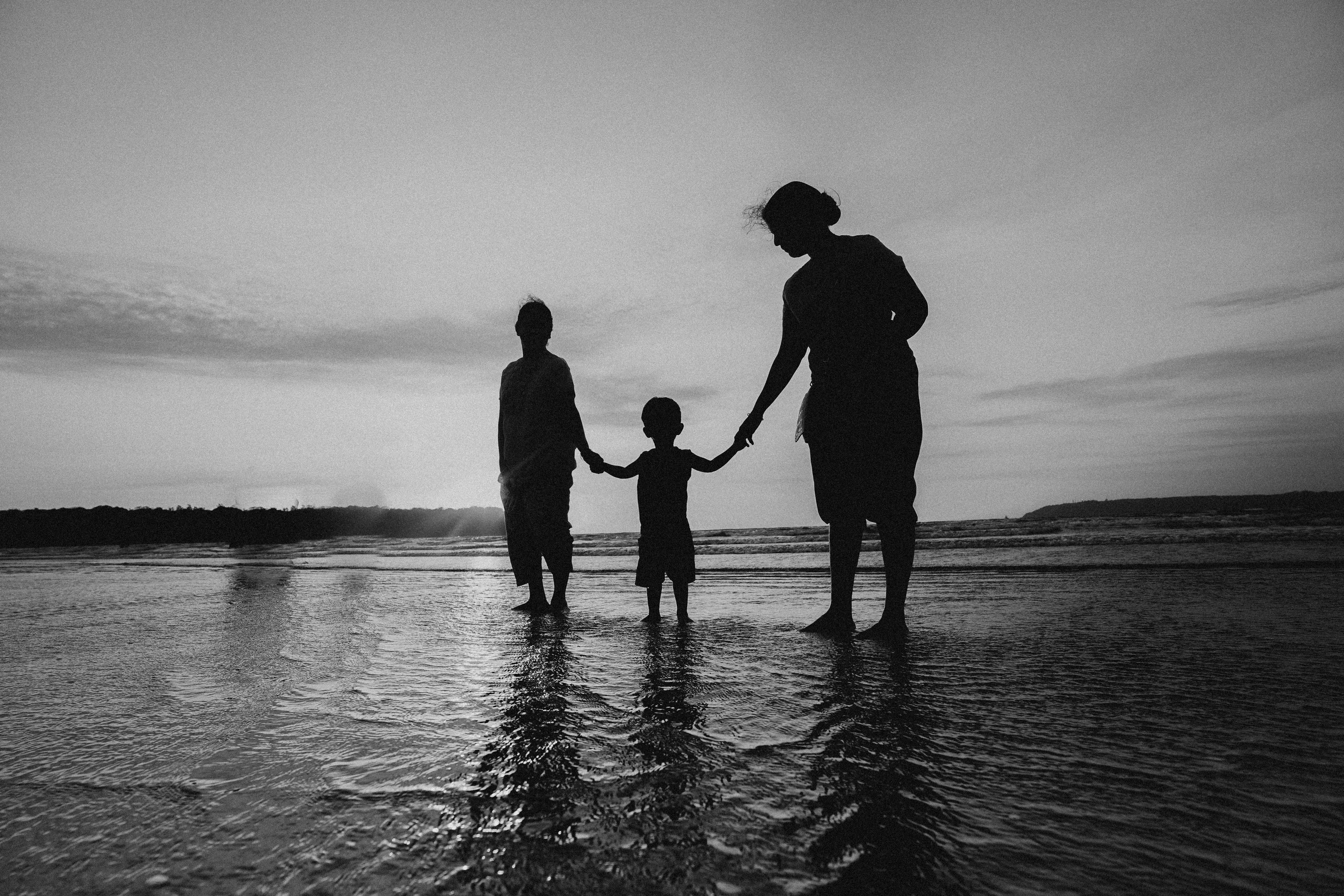 Photo of family on beach